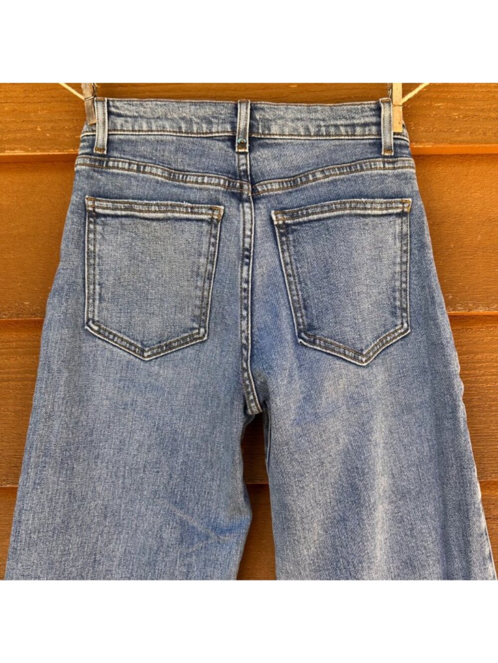 Edyson Womens Flare-Leg Denim Jeans Size 24 Blue 99% Cotton 1% Spandex Made In - Picture 9 of 13